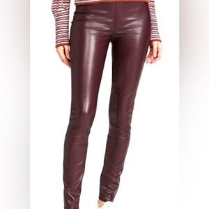 NWT Rag & Bone Nina Faux Leather Pull On Skinny Pants Sz XS